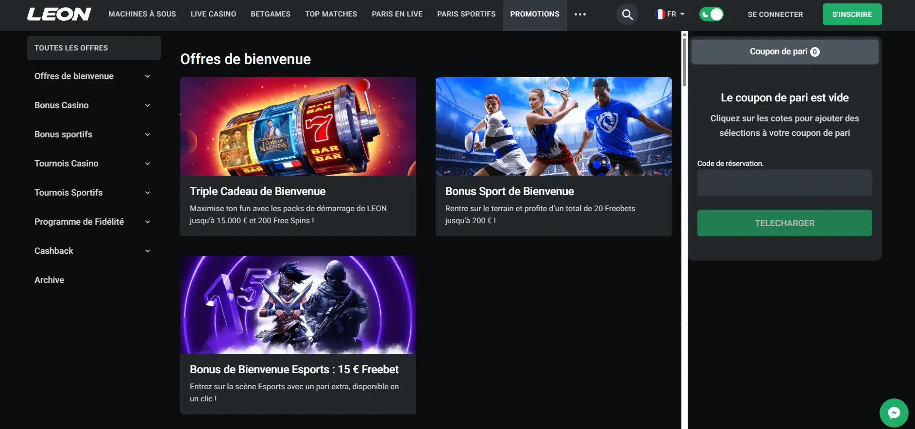 Bonus disponibles sur un casino en ligne dépôt 5 euros - profitez des offres